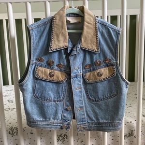 Vintage jean vest
